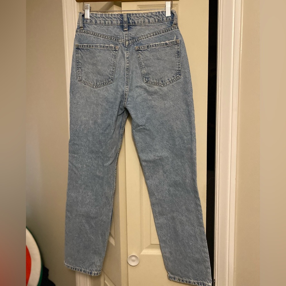 Zara Blue Denim Jeans - Picture 2 of 5